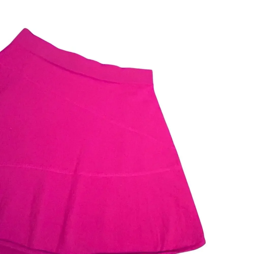 Krimson Klover skirt size Small Red Merino Wool knit flare pull on